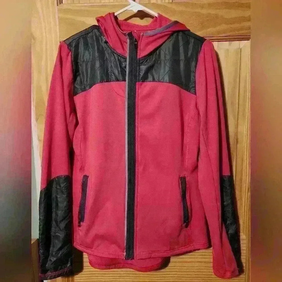 Lole Jackets & Blazers - LOLE Women's Jolt Cardigan Pink/Gray Large